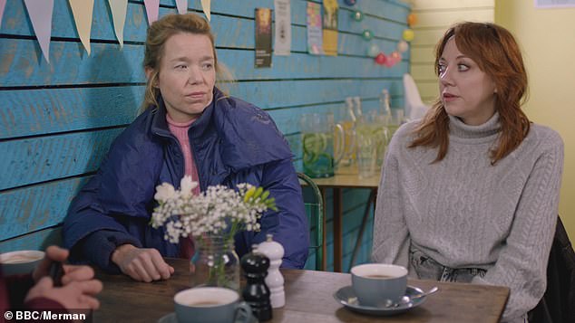 Despite one of her iconic roles being a blunt single mum Liz in parenting sitcom Motherland, Diane opened up about why she didn't want children; pictured with Anna Maxwell