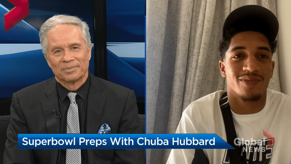 Click to play video: 'Sherwood Park’s Chuba Hubbard says NFL career a ‘dream come true’'