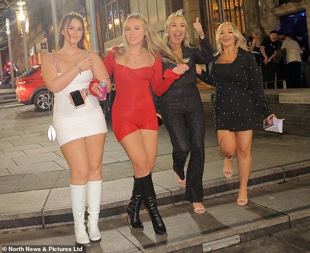 NEWCASTLE: Revellers out in Newcastle city centre enjoying the New Year's Eve celebrations