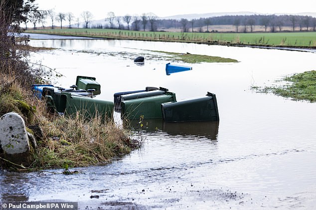 The A9 near Invergordon in the Scottish Highlands is closed this afternoon due to flooding