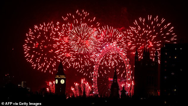 LONDON: The 'biggest fireworks in Europe' illuminated the sky in London tonight