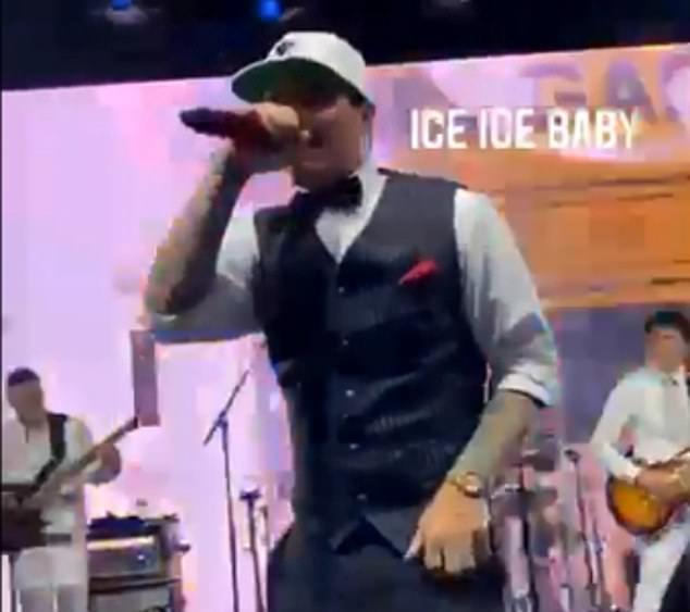 Vanilla Ice performed during the 2020 New Year's Eve party amid the COVID-19 pandemic. Trump had just lost the election to President Joe Biden but was still challenging the results