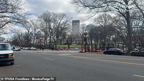 GRAB HAPPENING NOW: Constitution Ave in DC - right outside the Capitol - is completely shut down. Capitol police confirmed with me that someone was driving a vehicle erratically onto the sidewalk, so everything around the Capitol is shut down for now.