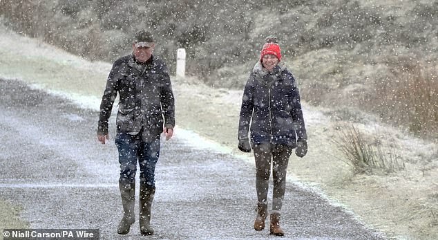 The Met Office's amber warning for snow and ice is now in force, as Britain braces itself for a huge Arctic blast