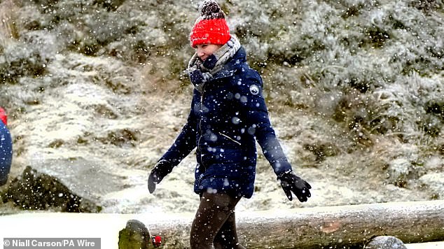 A series of weather warnings will come into effect, with status orange snow and ice warnings issued