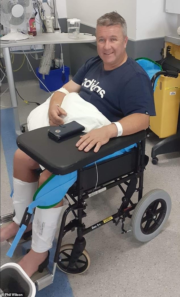 He has told of now being left paralysed down his right-hand side after suffering a stroke as well as a bleed on his brain, being treated at the Royal Hallamshire Hospital in Sheffield