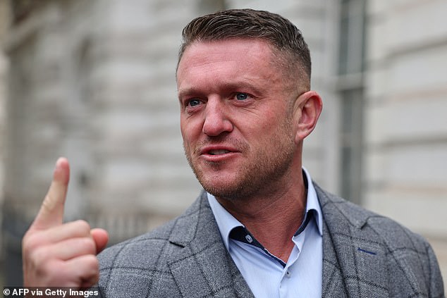 The pint-sized far-right leader is serving an 18-month prison sentence for contempt of court over social media messages about a teenage migrant, which began in October.