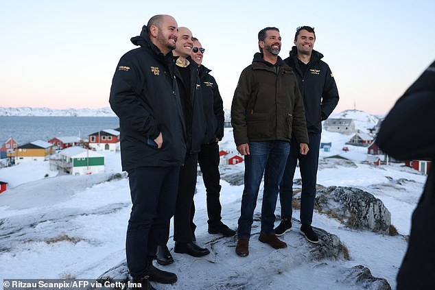 Trump ramped us his threats to take over Greenland as his son Don Jr. landed in the territory