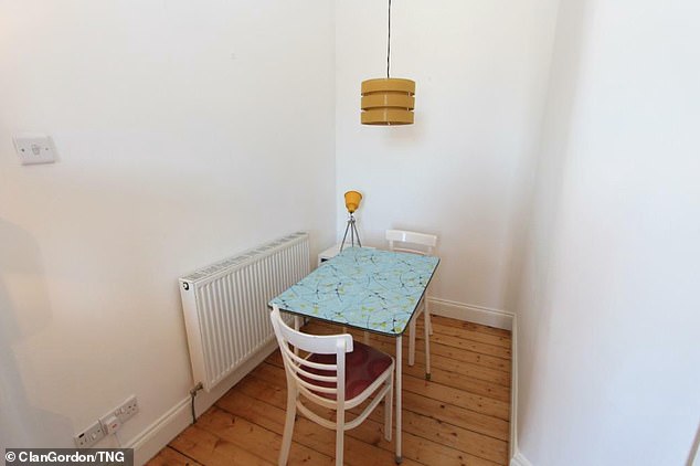 There is a separate dining room which could also be used as an office