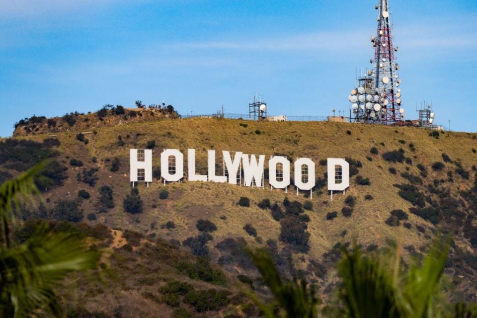 The Hollywood sign