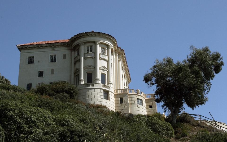 The Villa de Leon, known as the Kauffman Estate, is seen in Malibu, California.