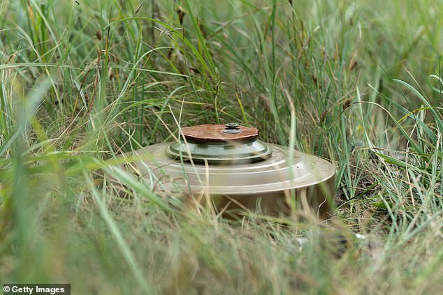 The anti-tank mines, similar to the one shown here, were discovered in a secure state, said a spokesman for the District Prosecutor's Office in Poznan