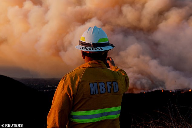 The National Weather Service has warned that locally strong Santa Ana winds - the nemesis of firefighters - could soon return