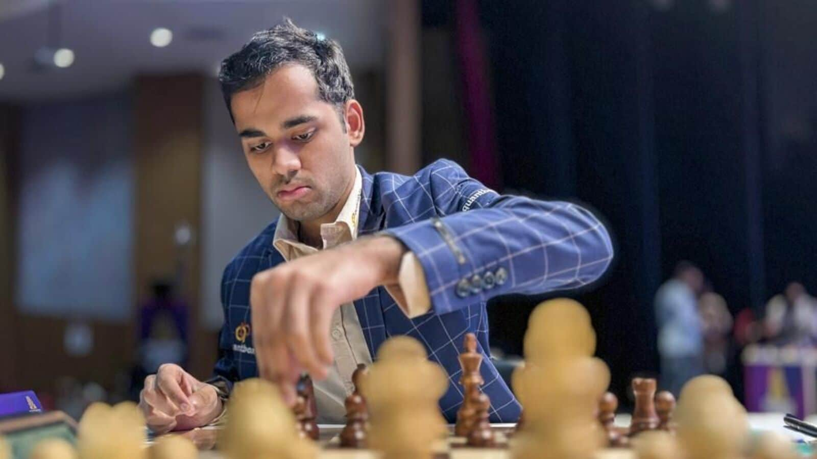 Arjun Erigaisi’s slump from top continues as the world no.5 loses lower ranked Dutch Max Warmerdam at Tata Chess Masters