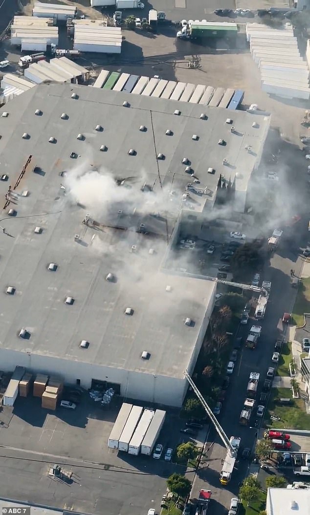 Eleven people were injured when a small plane collided into the rooftop of a commercial building in Southern California on Thursday, close to Fullerton Municipal Airport