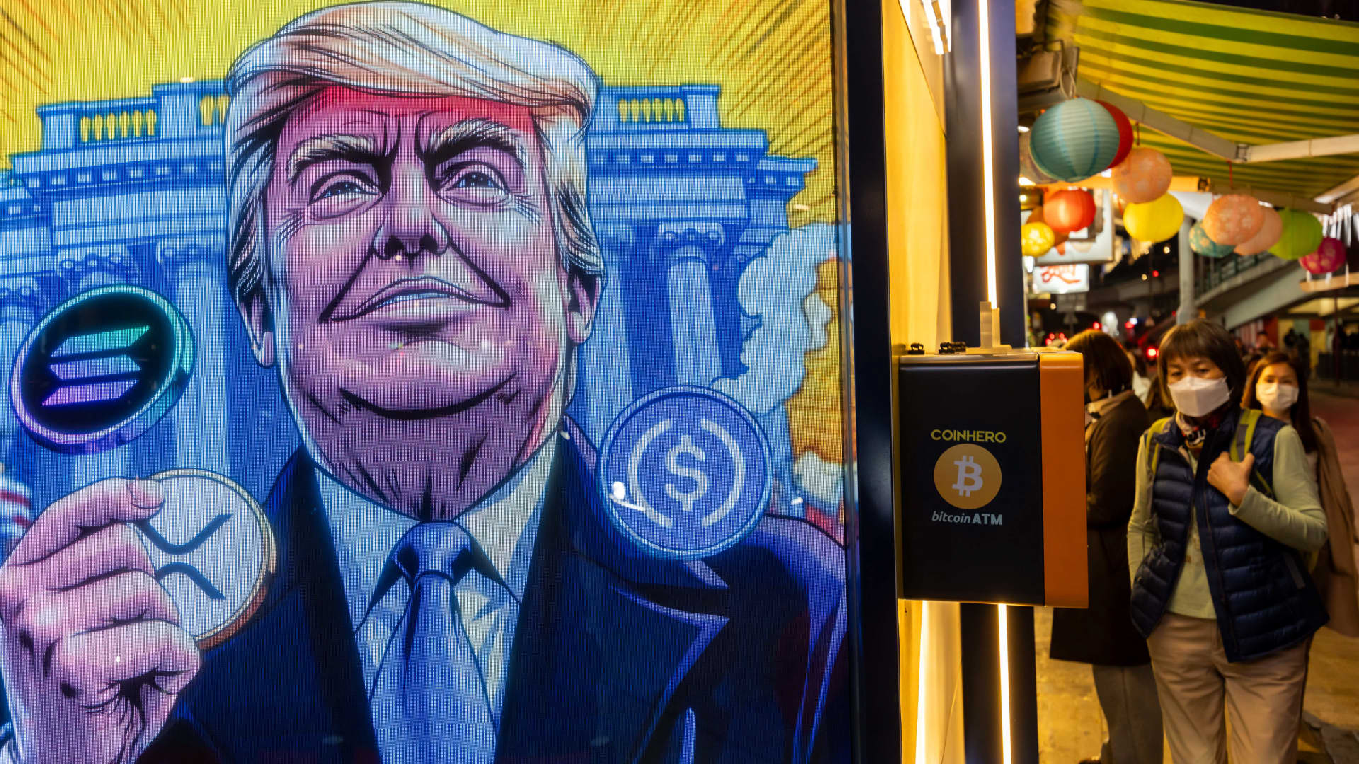 Bitcoin slips, Trump token plunges over 20% as crypto market cools