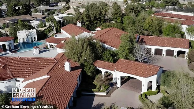 The 38,289-square-foot Spanish Colonial mansion sits on a five-acre lot and is something of a monument to excess, boasting amenities few homes in the world can rival