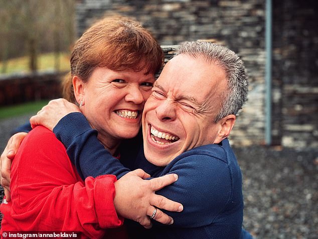 Samantha Davis (pictured with Warwick), who met her husband on the set of his 1988 film Willow. She died aged 53 in March 2024. Warwick is now suing the hospital which treated her