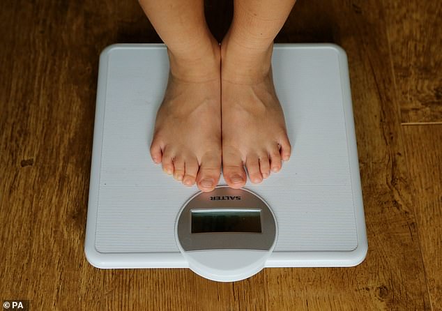 Overweight children who do not exercise enough may increase their risk of dementia later in life (file photo)