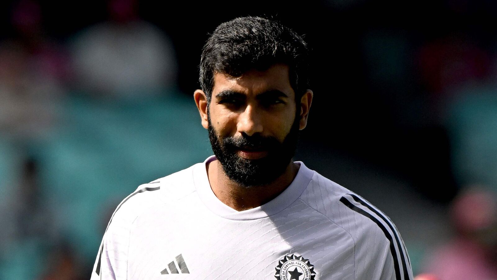 India's Jasprit Bumrah attends a warmup session before the start of day three of the fifth Test match between Australia and India at the Sydney Cricket Ground on January 5, 2025. (Photo by Saeed KHAN / AFP) / -- IMAGE RESTRICTED TO EDITORIAL USE - STRICTLY NO COMMERCIAL USE --