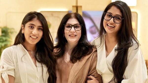 Founders of RAS Luxury Skincare Suramya Jain, Sangeeta Jain and Shubhika Jain.