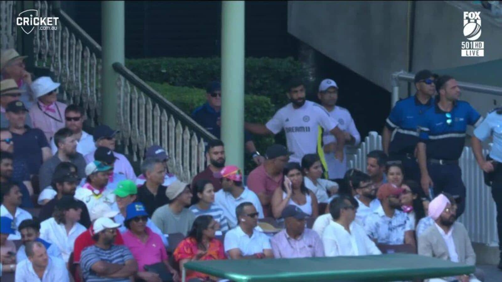 Jasprit Bumrah has returned to the SCG after his medical scans.  