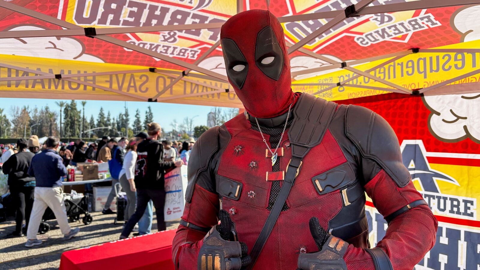 LA fires: Yuri Williams dons Deadpool’ suit, hauls $2,000 worth of toys to Los Angeles donation center. Who is he?