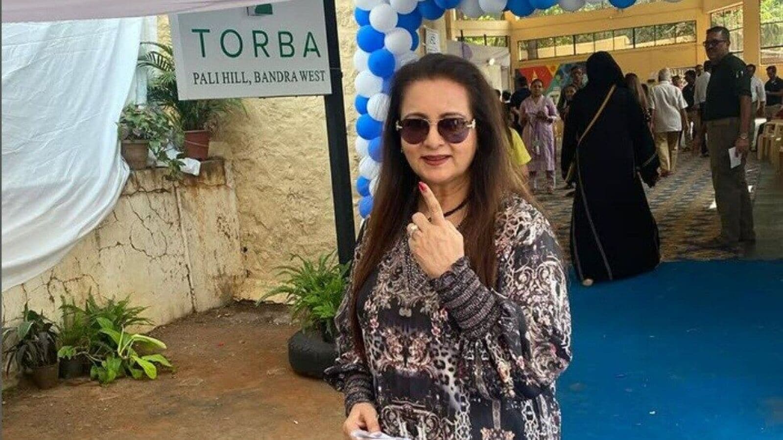 Veteran Bollywood actress Poonam Dhillon. 