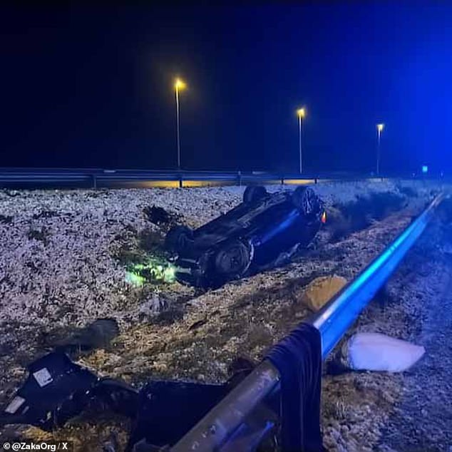 The accident involving the boy and the family happened on the E40 highway near Veurne, West Flanders, at around 1am on January 8 while en route to the French border, according to Belgian media