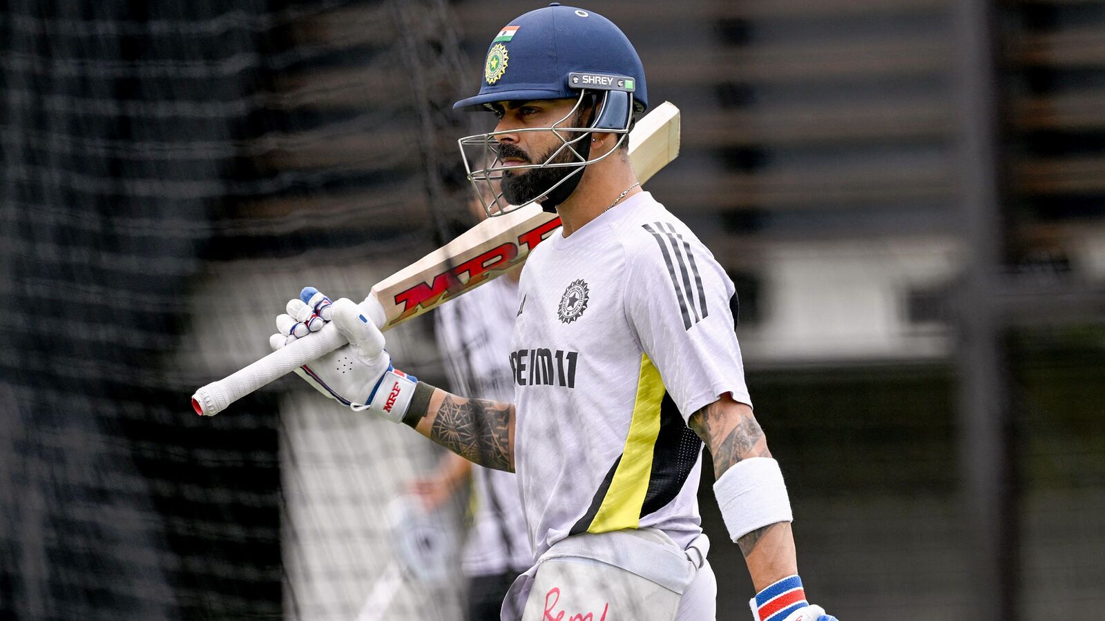 Virat Kohli during a practice during India's Australia tour recently. 