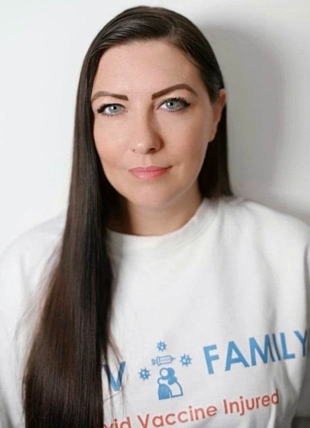 Charlet Crichton, 45, founded the charity UKCVFamily to help support people like her who have reported damaging effects on their health after receiving Covid-19 vaccines