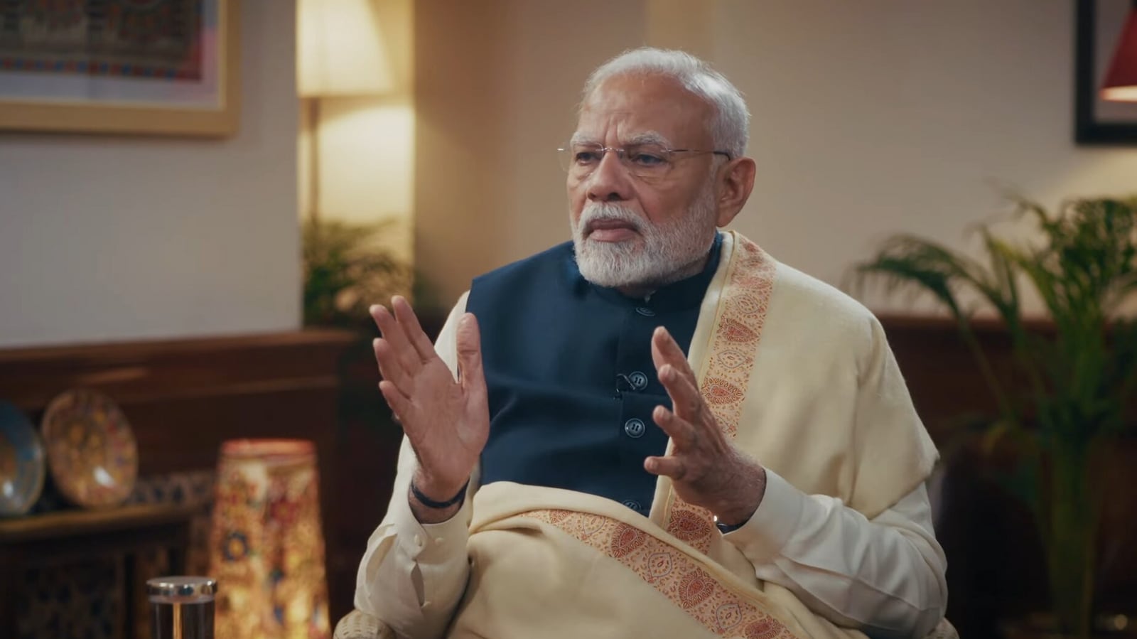 PM Modi during Nikhil Kamath podcast.