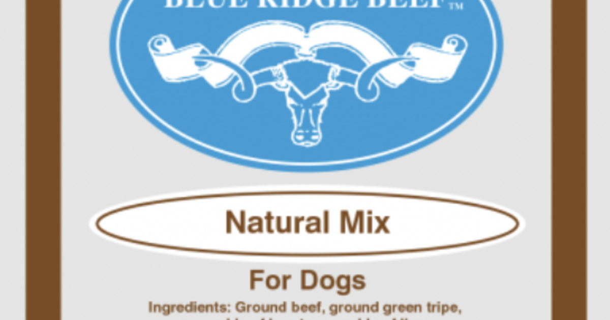 Blue Ridge Beef recalls natural dog food across 8 states over salmonella risk