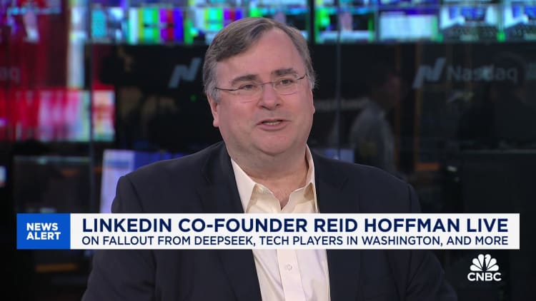 LinkedIn co-founder Reid Hoffman: DeepSeek AI proves this is now a 'game-on competition' with China