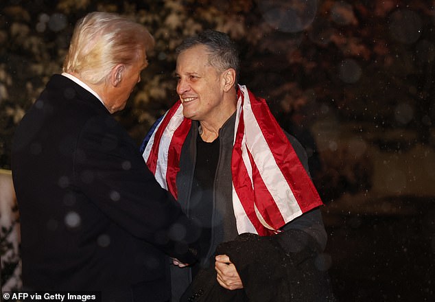 Fogel, a US teacher detained in Russia since 2021 on drugs charges, was released February 11 after an "exchange" with Moscow, the White House. Trump said he hoped Fogel's release could mark the start of fresh ties with Moscow to end the Ukraine war