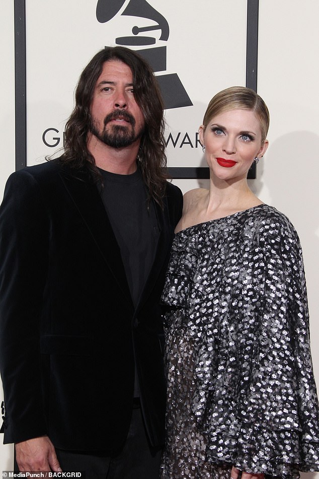 Grohl revealed he was fighting to regain the trust of his family; Grohl and Blum pictured