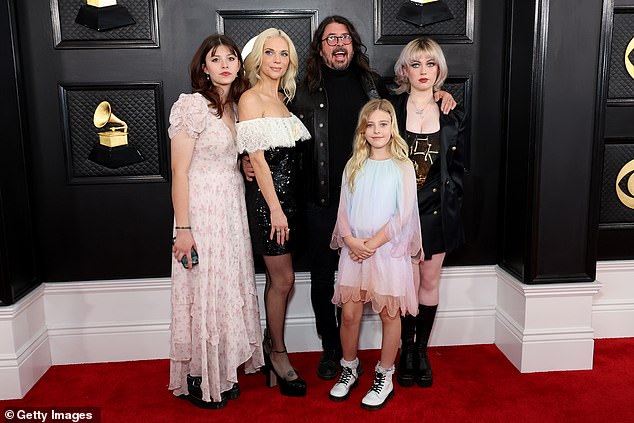 Along with Violet, Grohl and his wife Blum ¿ who wed back in 2003 ¿ share daughters Harper, 15, and Ophelia, 10; the family seen in 2023