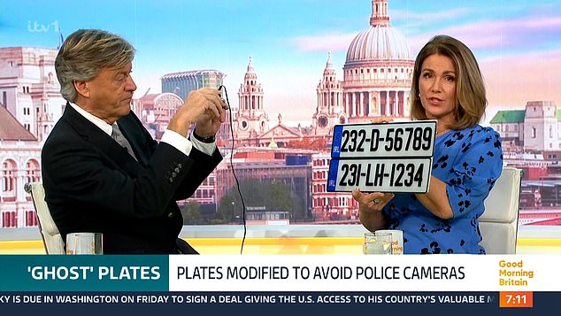 Richard Madeley and Susanna Reid on Good Morning Britain on February 26, 2025