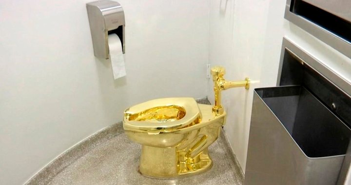 Golden toilet theft surveillance video released after UK man convicted - National