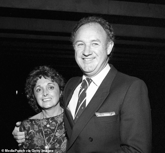 Gene Hackman and Faye Maltese, circa 1980's (Photo by Ralph Dominguez/MediaPunch via Getty Images)