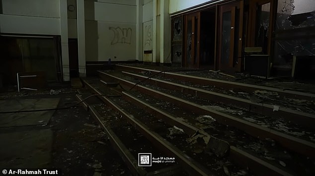 A view inside St Thomas' Church released in a promotional video from Ar-Rahmah Trust