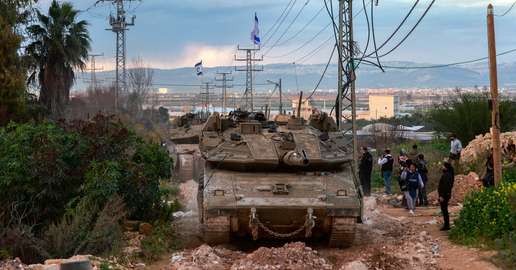 Expanding West Bank Campaign, Israel Sends Tanks for First Time in Decades