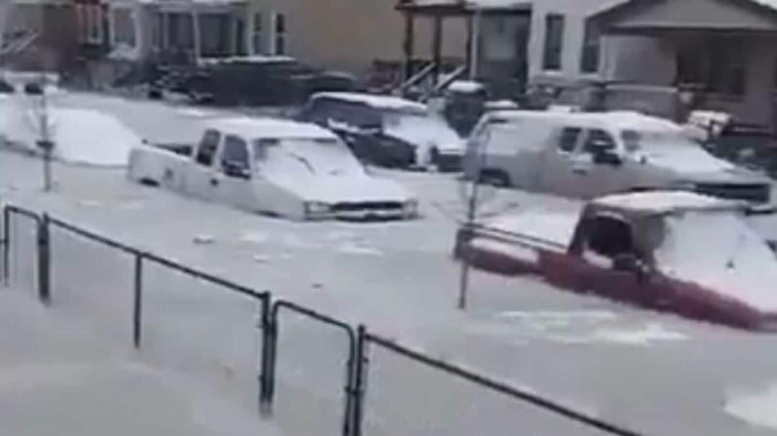 Viral video: Floodwater inundates Detroit homes, cars; chilly weather freezes city into snowscape - Here’s what happened