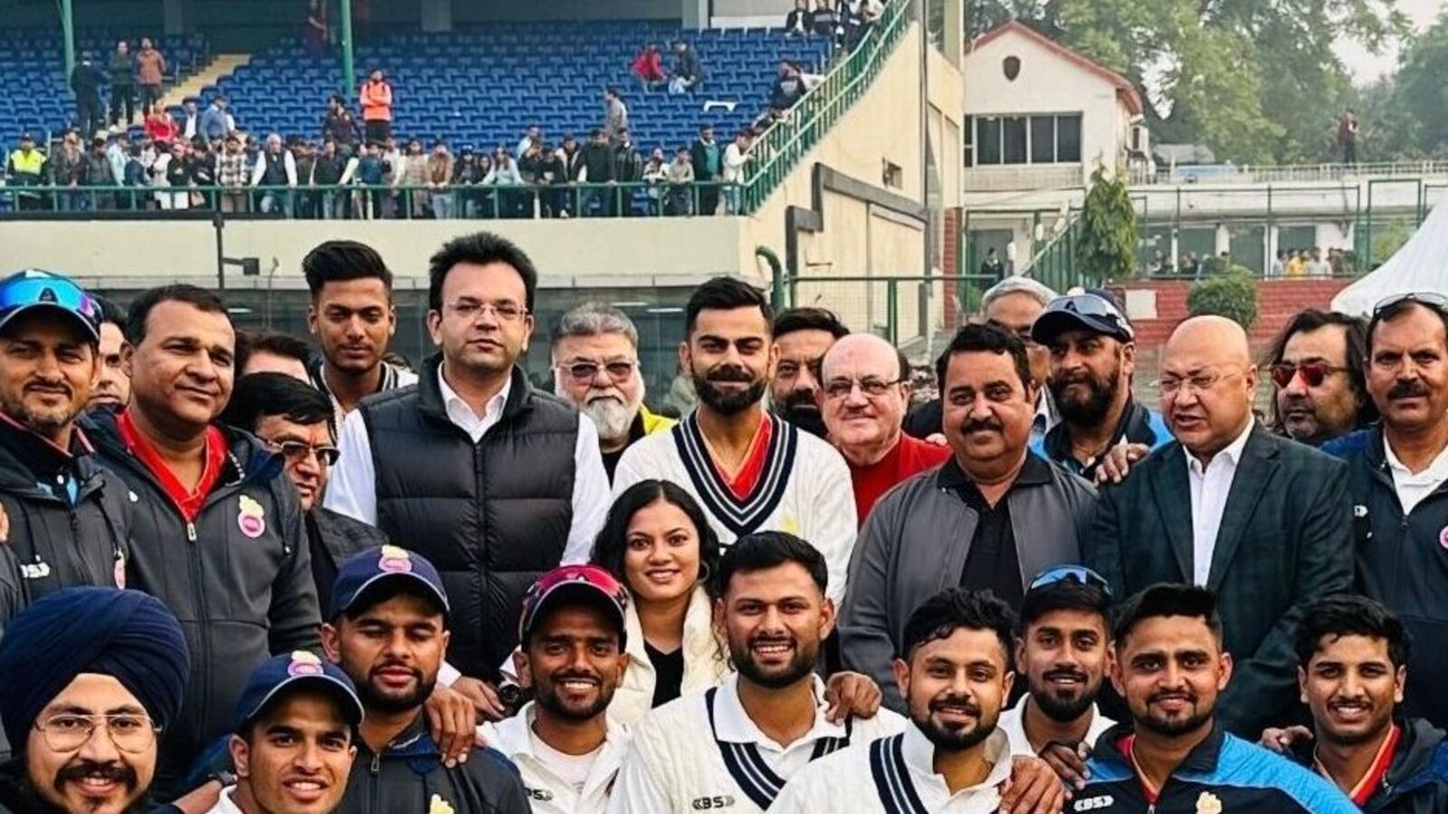 Virat Kohli with Delhi Ranji Trophy team