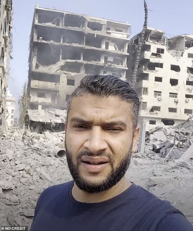 The co-director of Gaza: How To Survive A Warzone, was Yousef Hammash (pictured), who refers on his X page to the ¿Israeli killing machine'