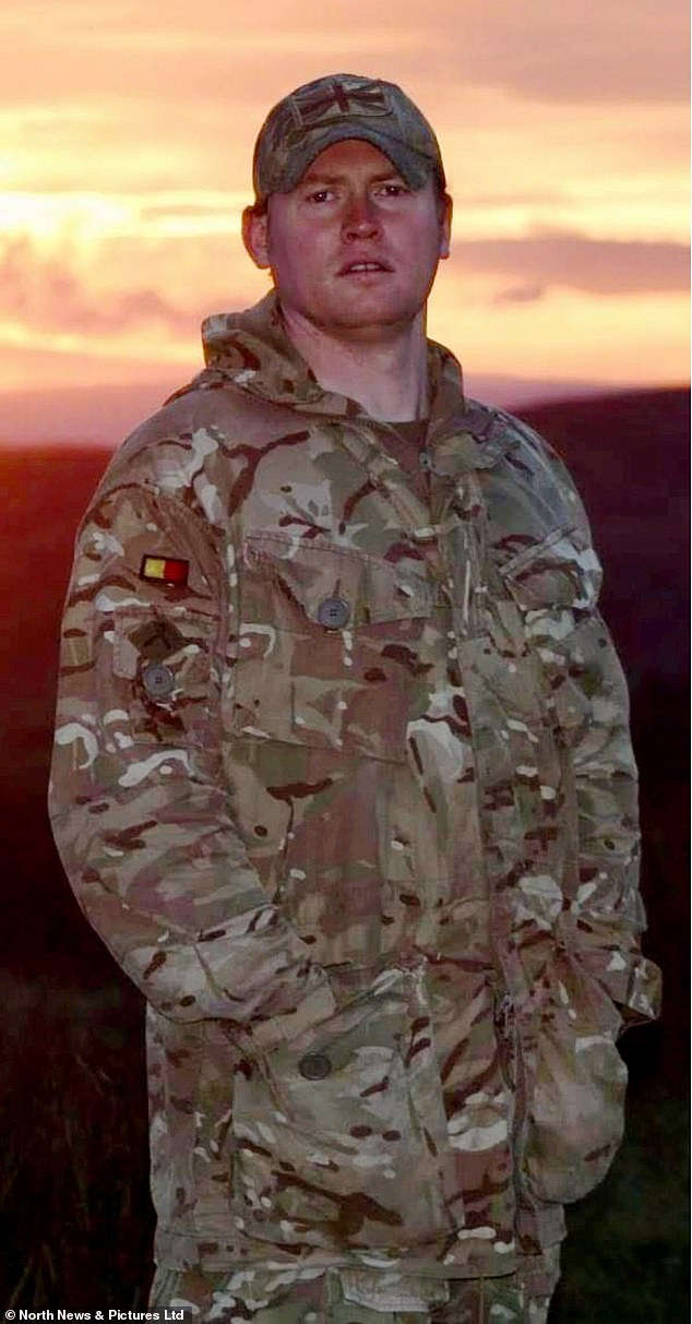 Father-of-four, Corporal Shaun Roberts, known as Robbo, was enjoying a night out with army colleagues while training in the North East when they appear to have been singled out for not being local