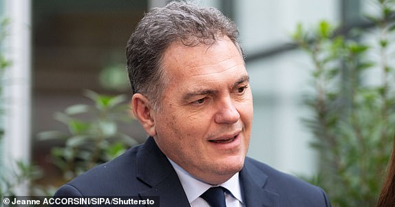 Mandatory Credit: Photo by JEANNE ACCORSINI/SIPA/Shutterstock (15182760s) Philippe Tabarot Minister in charge of Transport speaks to media after the meeting of the Interministerial Committee on Disability. France Television headquarters in Paris on March 6, 2025. Paris: Meeting of the Interministerial Committee on Disability ICH - 06 Mar 2025