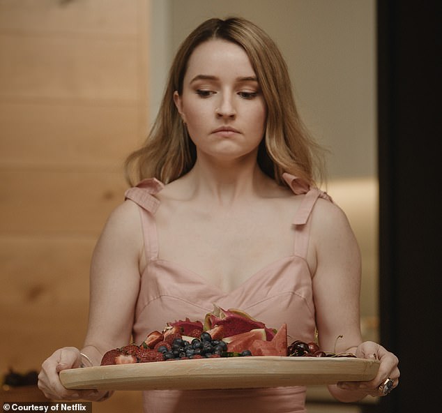 Apple Cider Vinegar series, starrying Kaitlyn Dever (pictured), claims to be a 'true story based on a lie', but includes a disclaimer in the credits admitting some parts are fictionalised