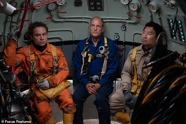 Last Breath, starring Woody Harrelson, Simu Liu and Finn Cole as deep sea divers on a rescue mission dropped one spot to third place after debuting at number two last week. The thriller, based on a true story, surfaced with $4.2 million over the weekend