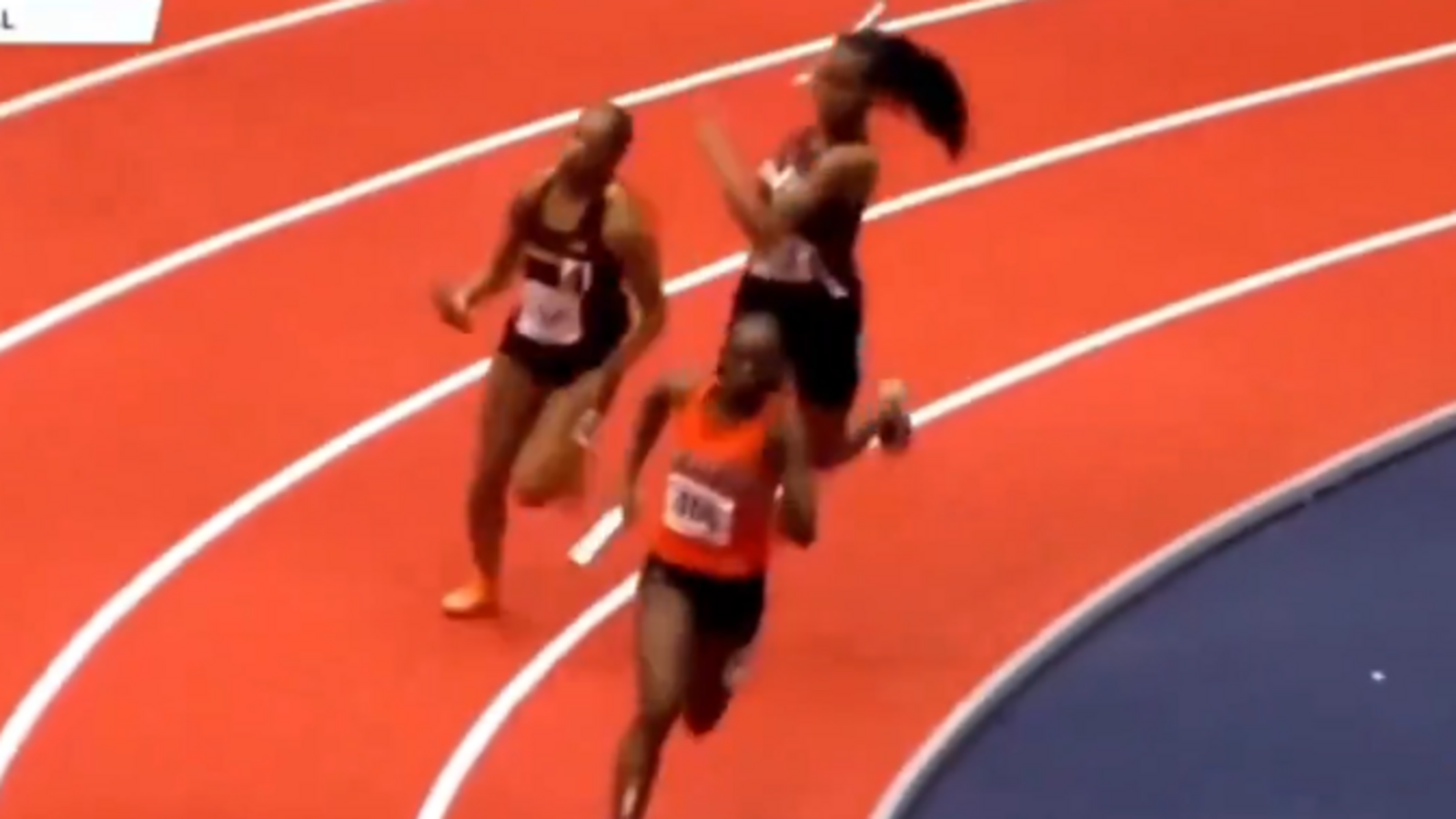 Disturbing video shows Virginia runner being brutally 'hit with baton' by competitor: Watch